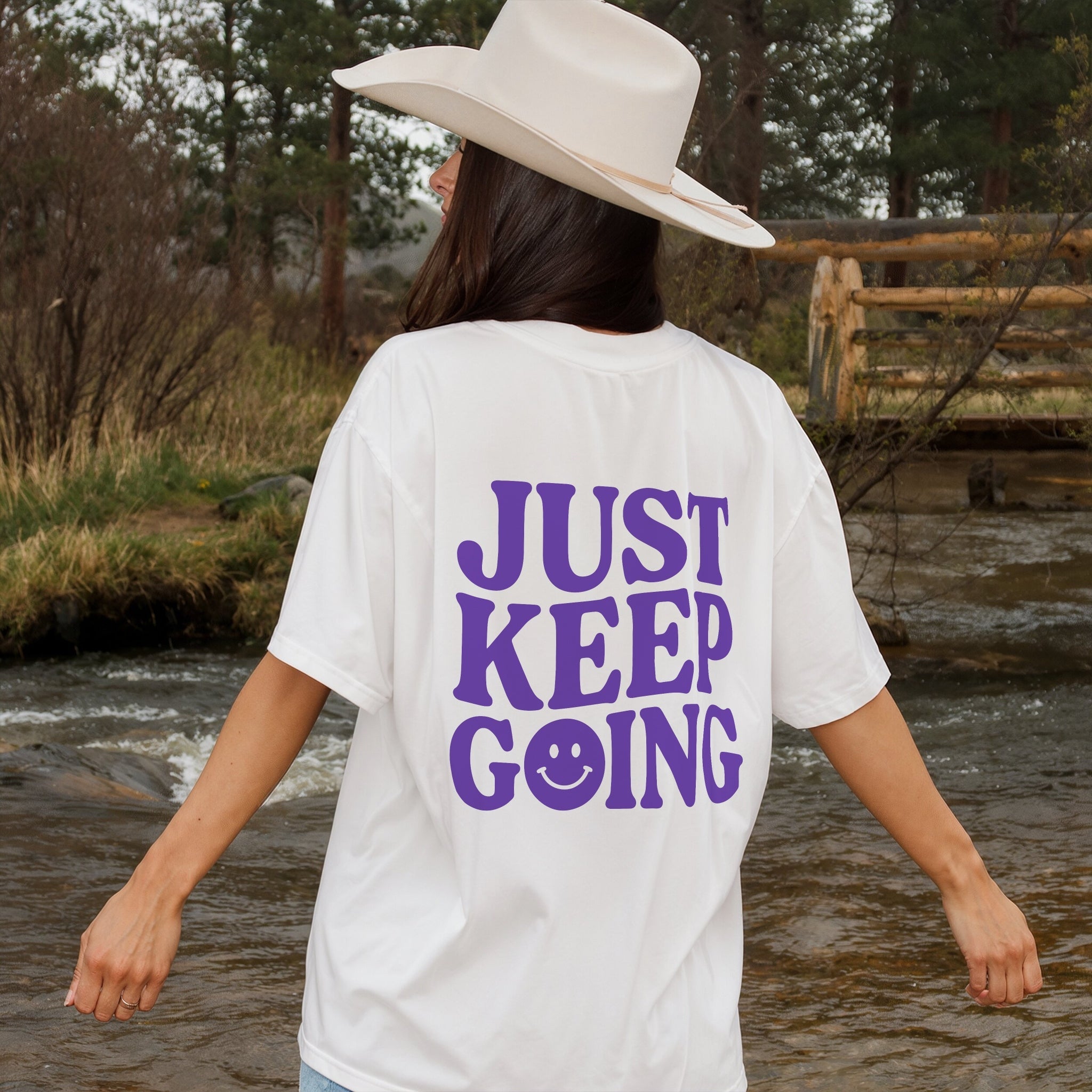Keep Going Tee - White Back