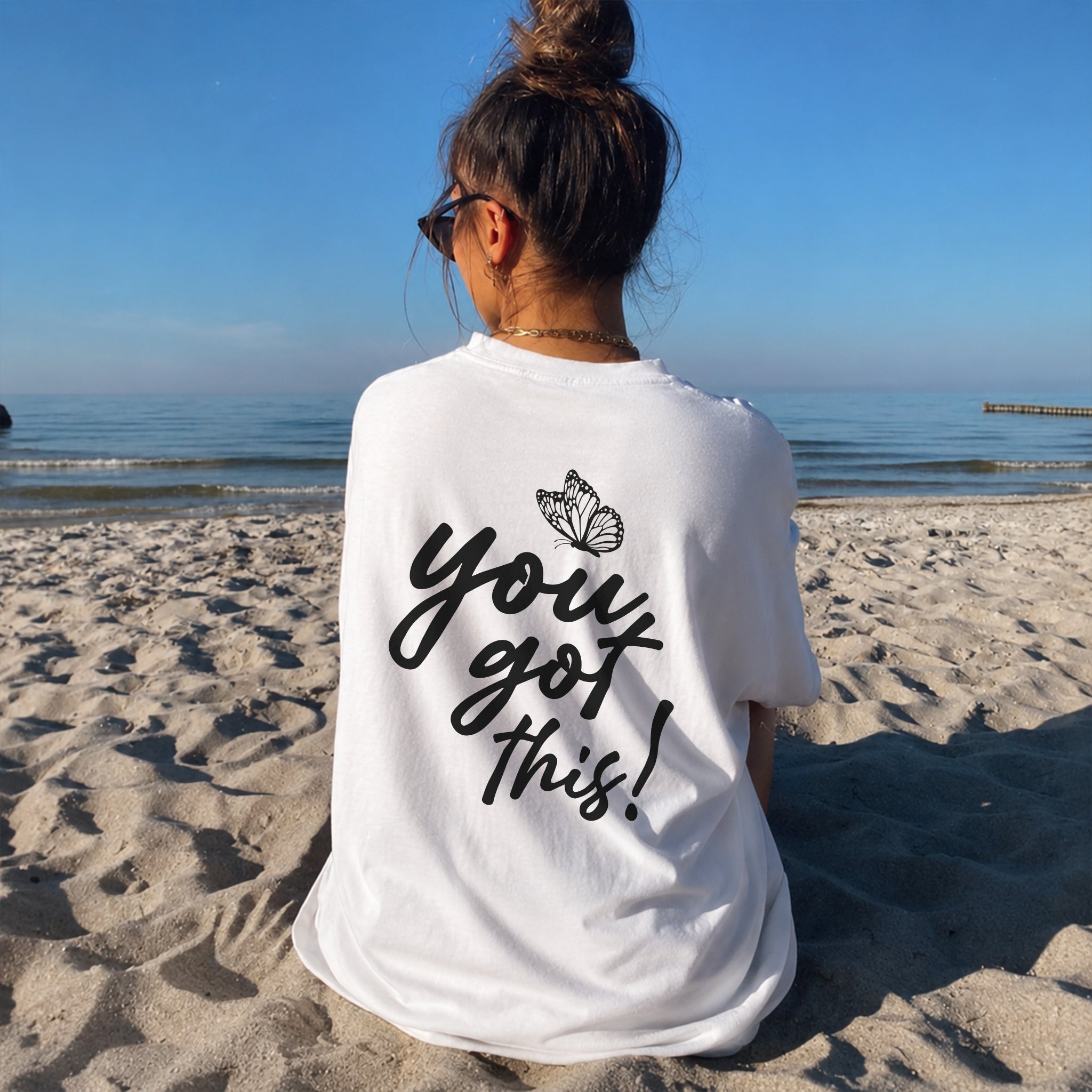 You Got This Tee - White back