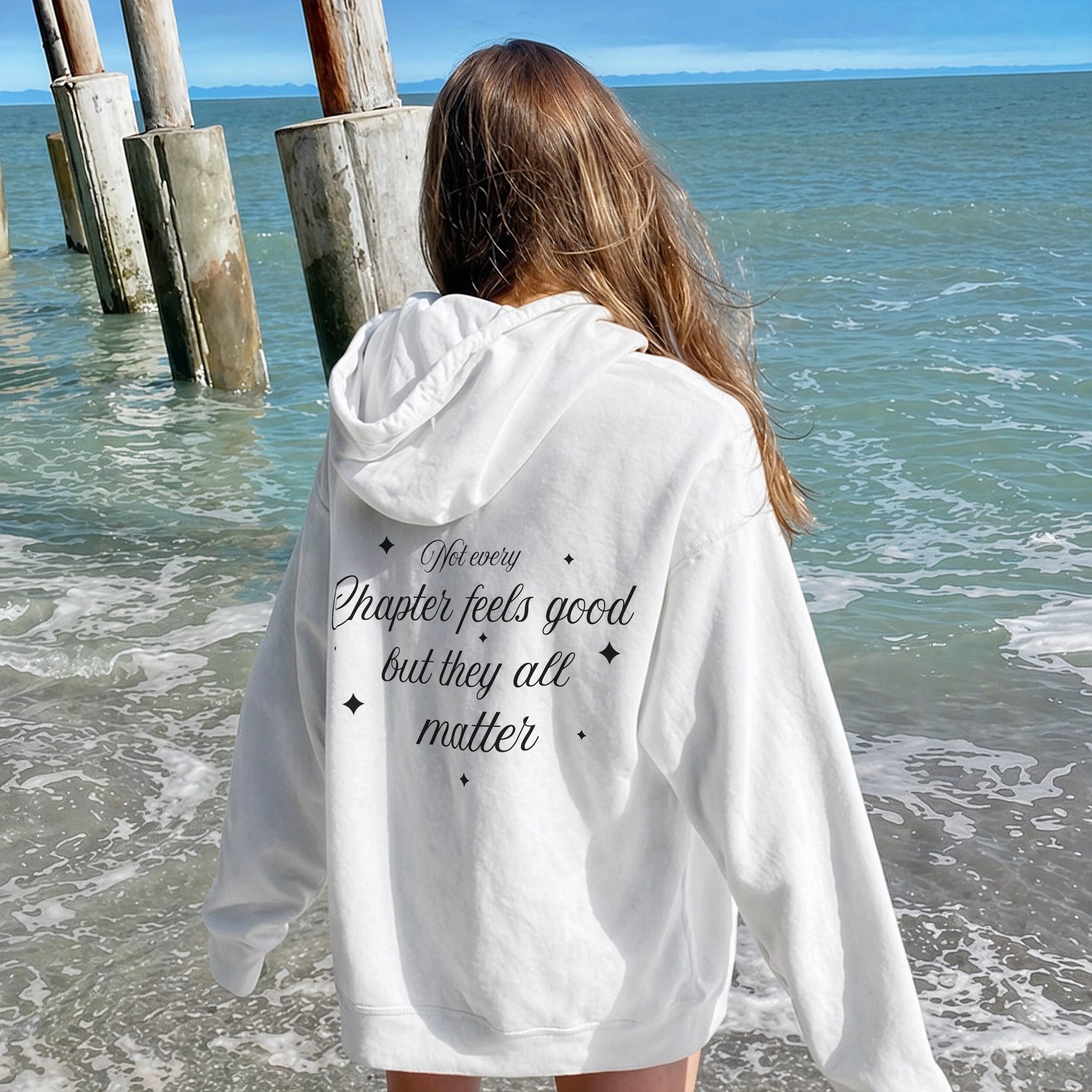 Next Chapter Hoodie - White Back