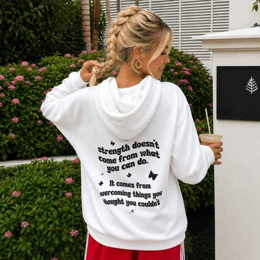Warr;or Hoodie - White back