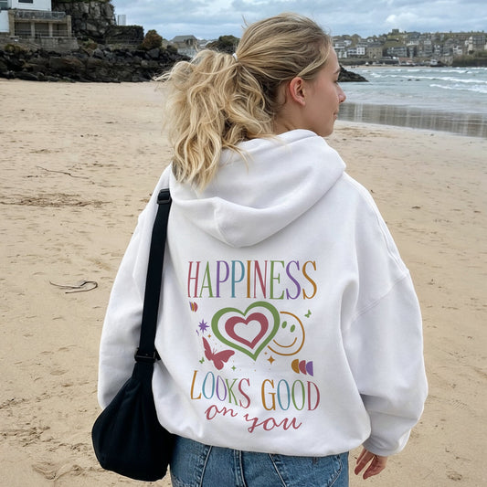Happiness Looks Good Hoodie