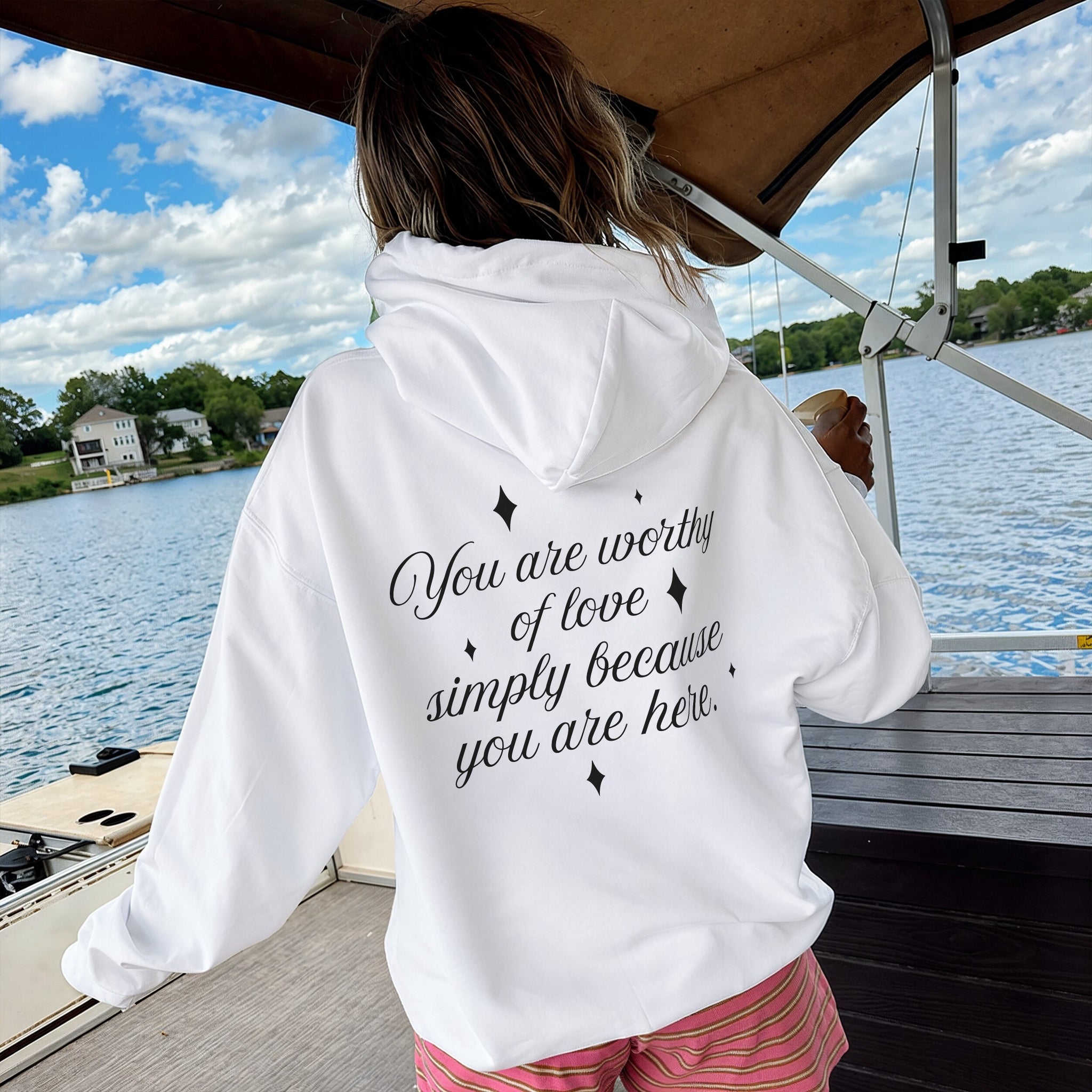 Beyond Measure Hoodie - White Back