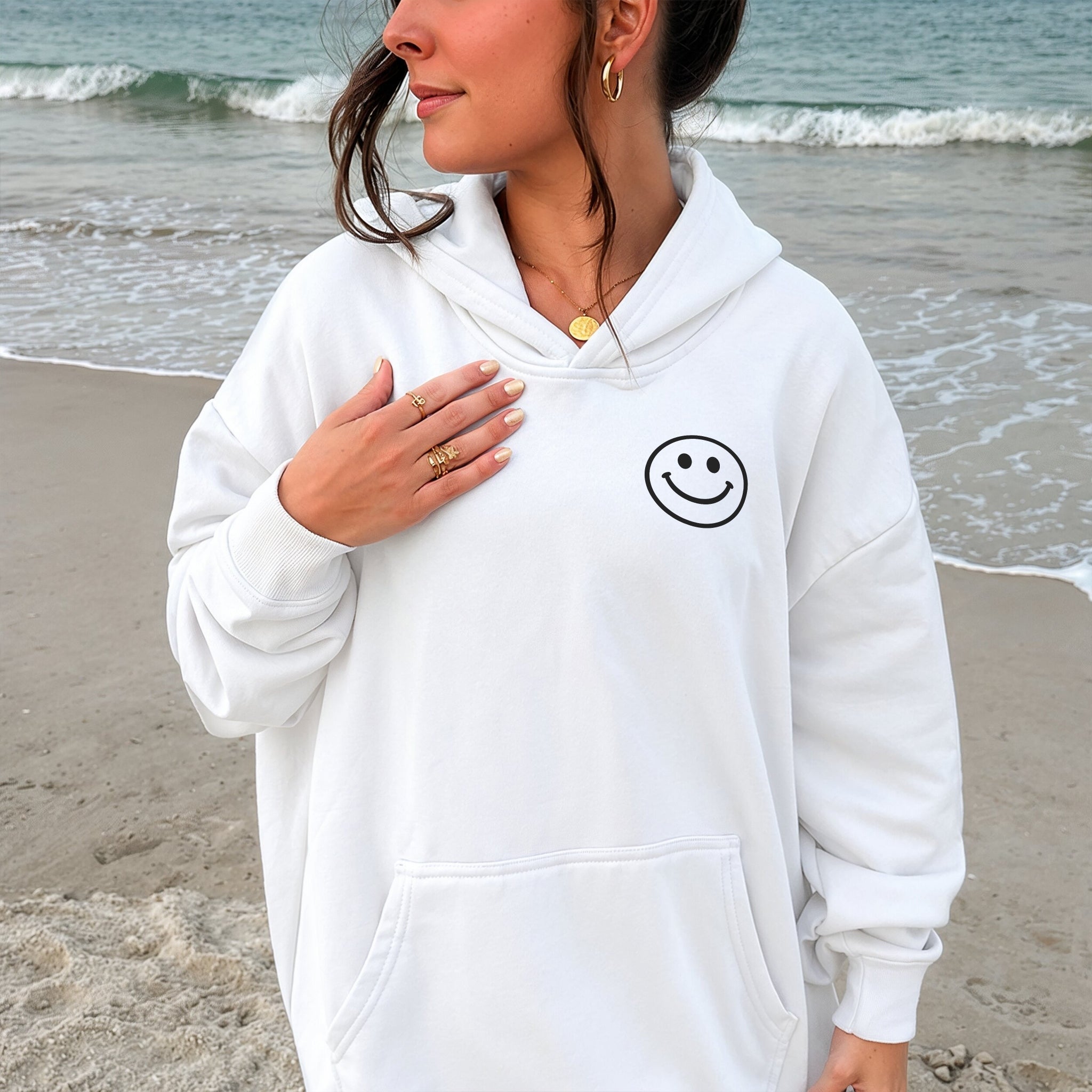 More Than Enough Hoodie - White Back