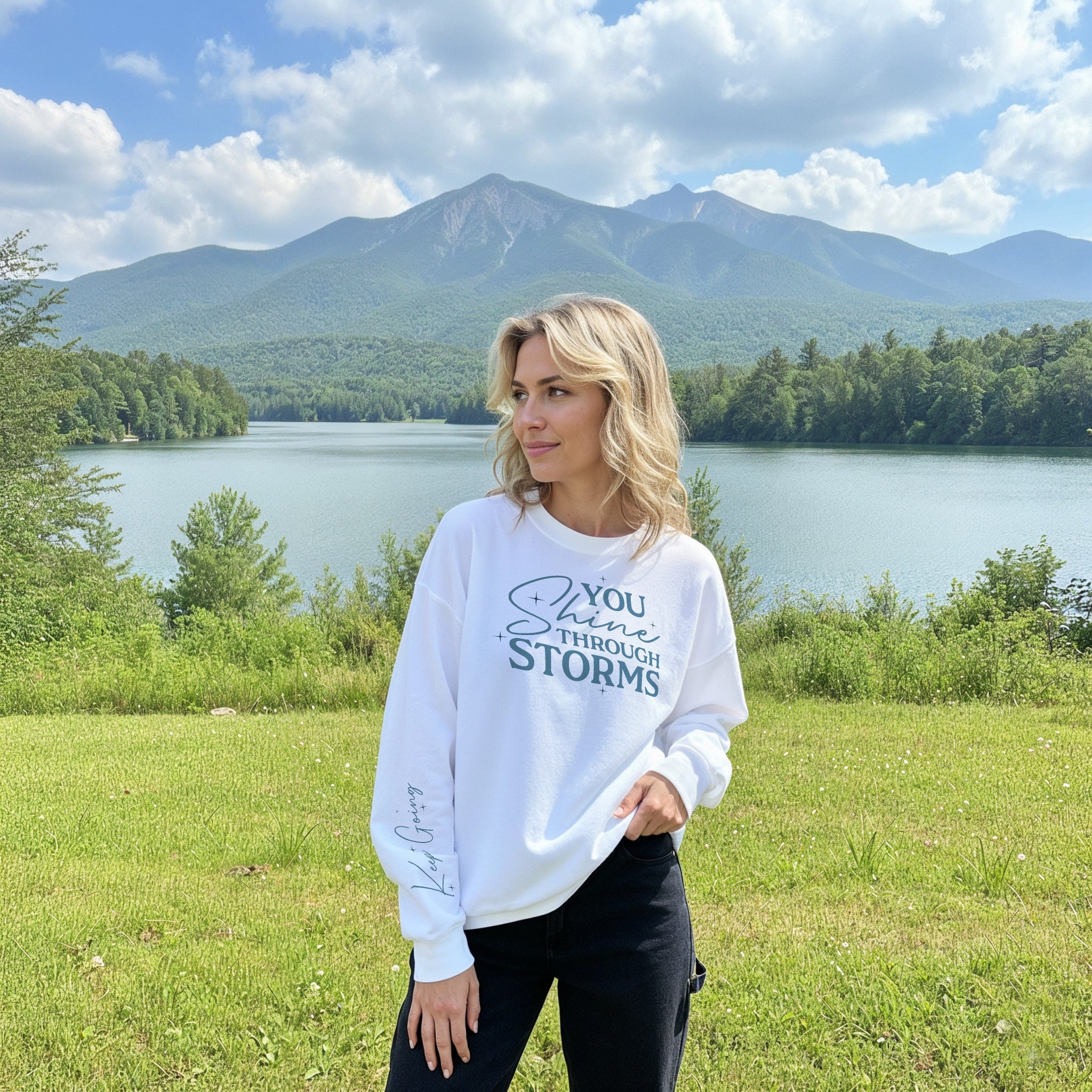 Shine Through Storms Sweater