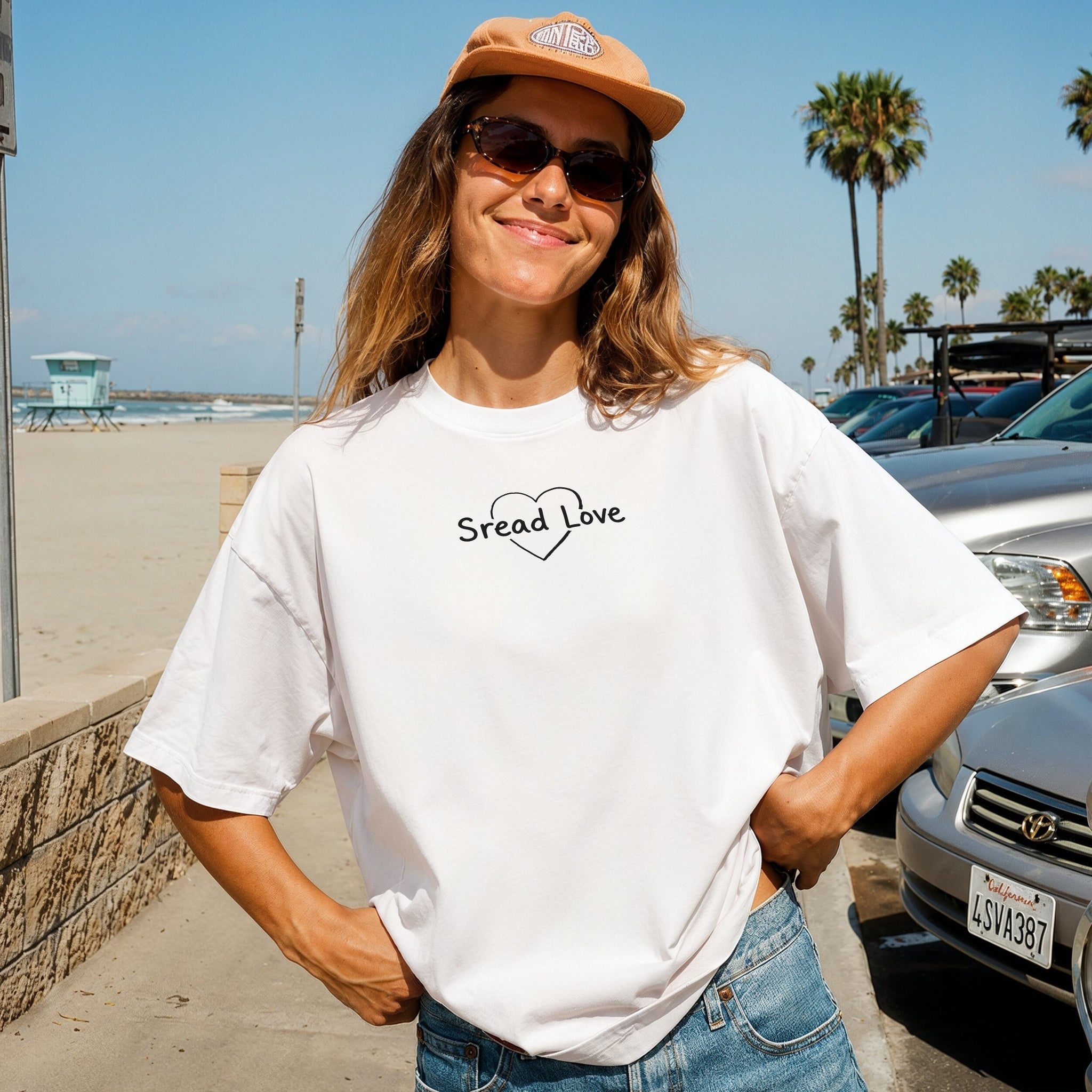 Spread Love Tee - White Front