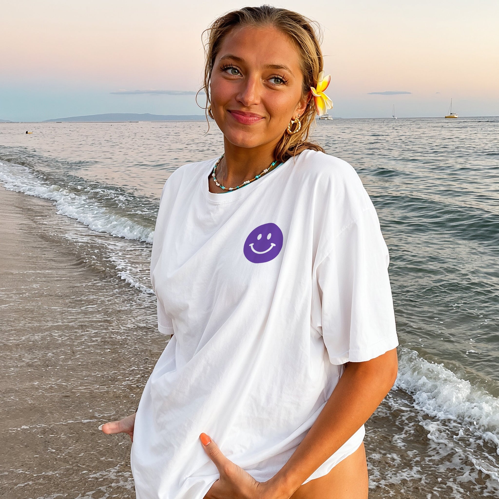 Keep Going Tee - White Front