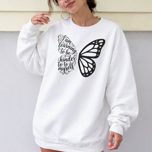 Kinder To Me Sweater - White Front