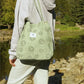 Corduroy Smile Bag