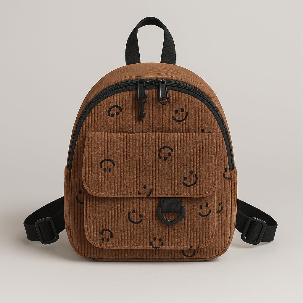 Corduroy Smile Backpack