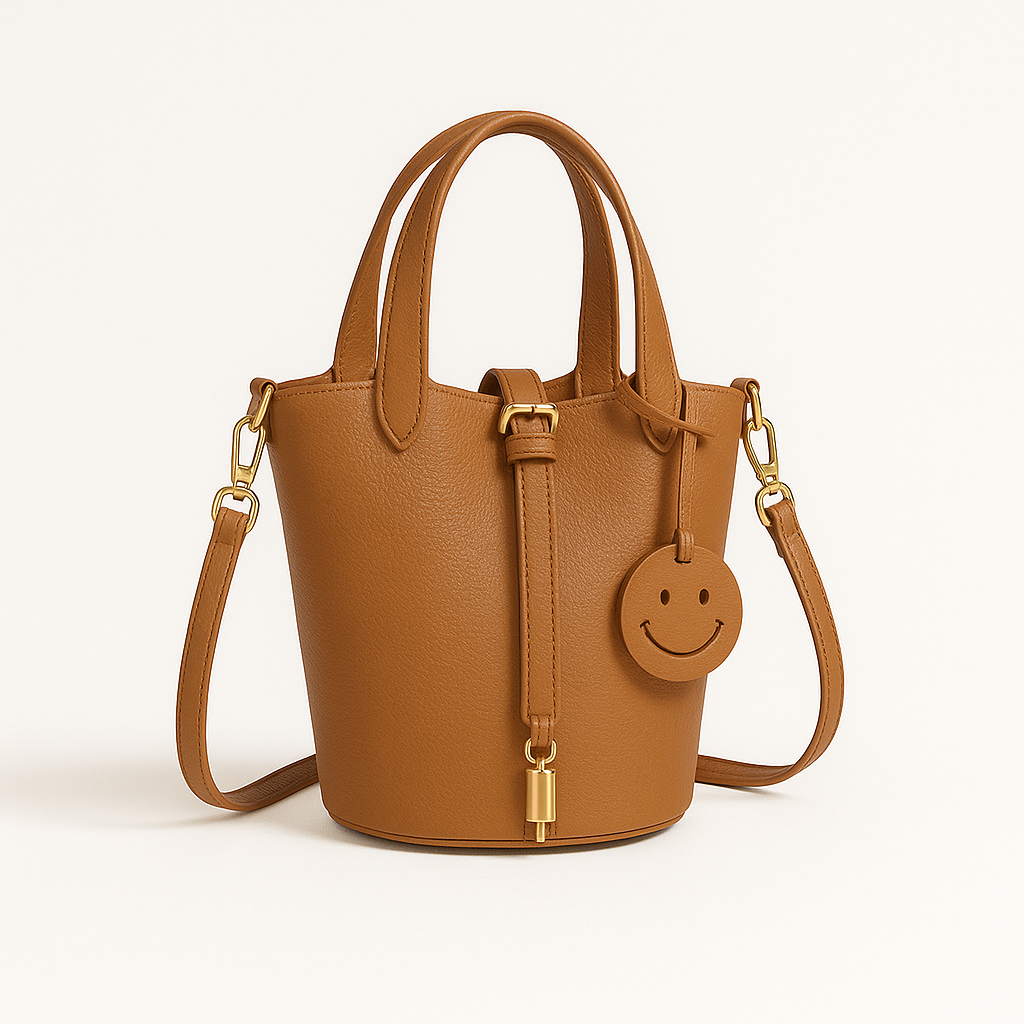 Leather Smile Bag