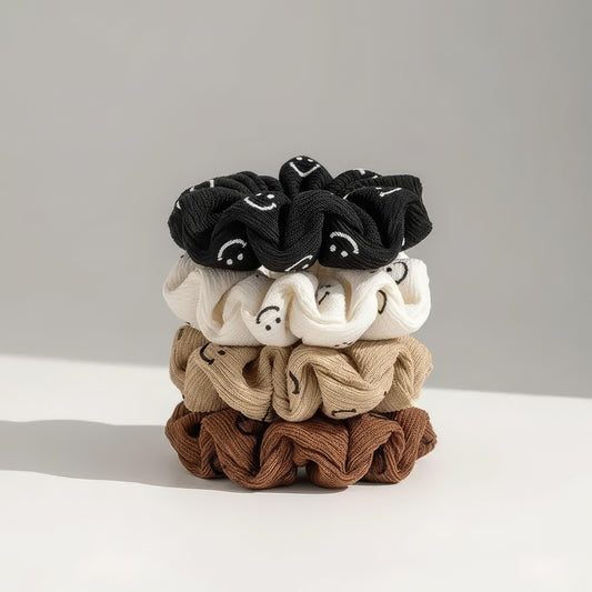 Smile Scrunchie (4 Pack)