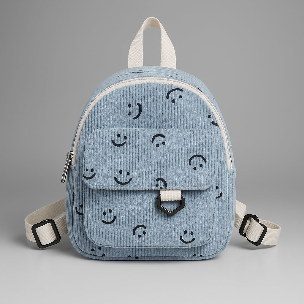 Corduroy Smile Backpack