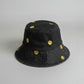 Denim Smile Bucket Hat