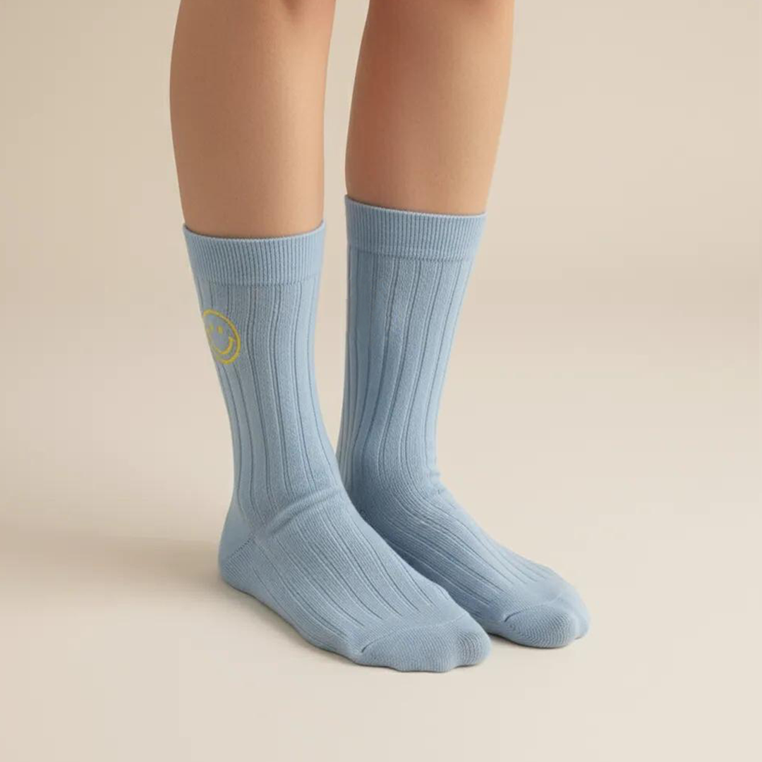 Pastel Smile Socks (5 Pack)