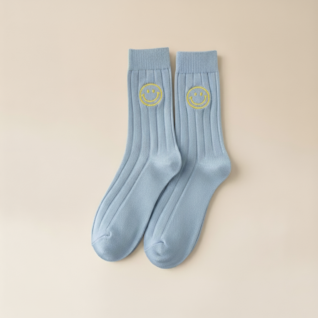 Pastel Smile Socks (5 Pack)