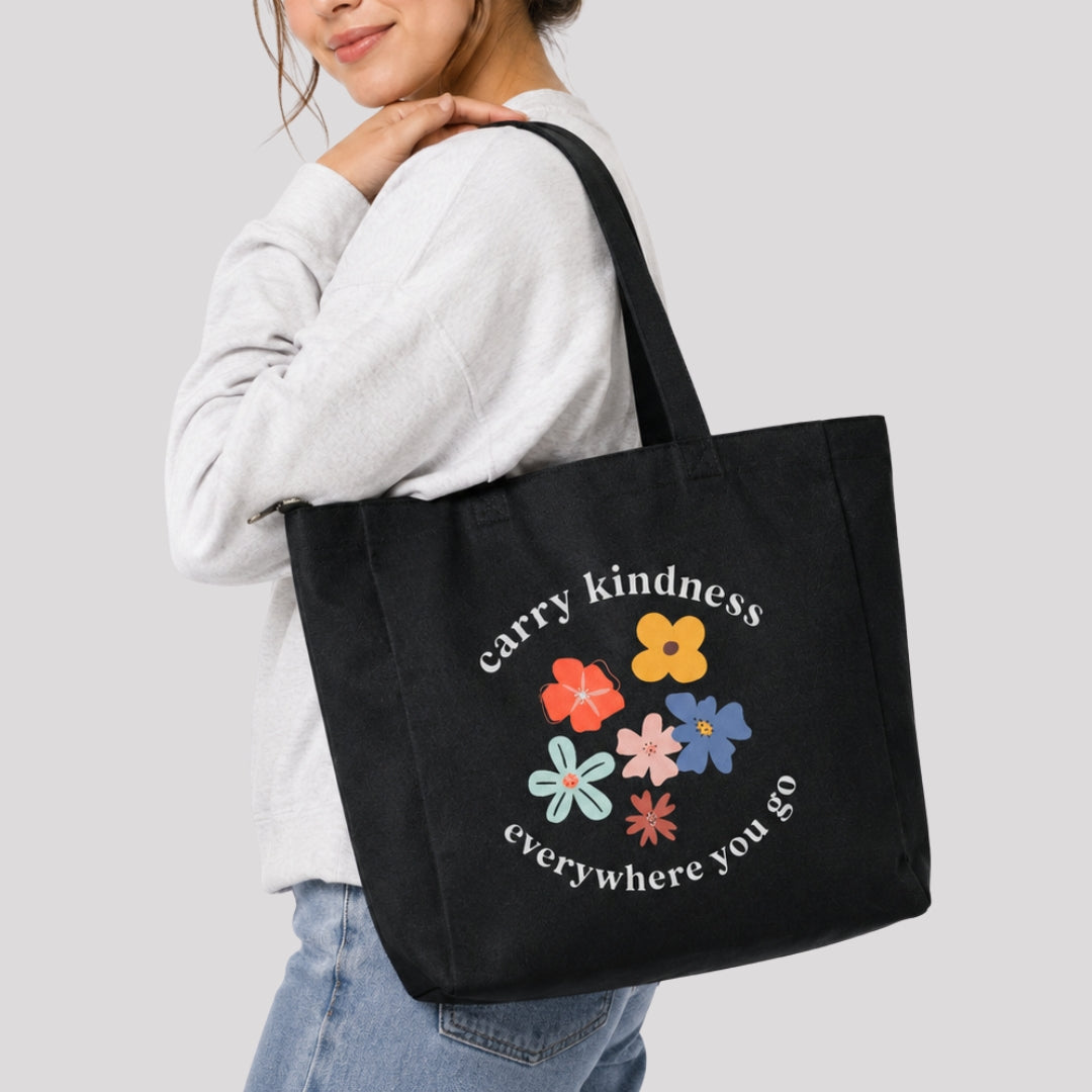 Carry Kindness Everywhere Tote Bag