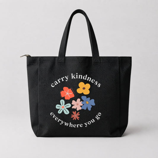 Carry Kindness Everywhere Tote Bag