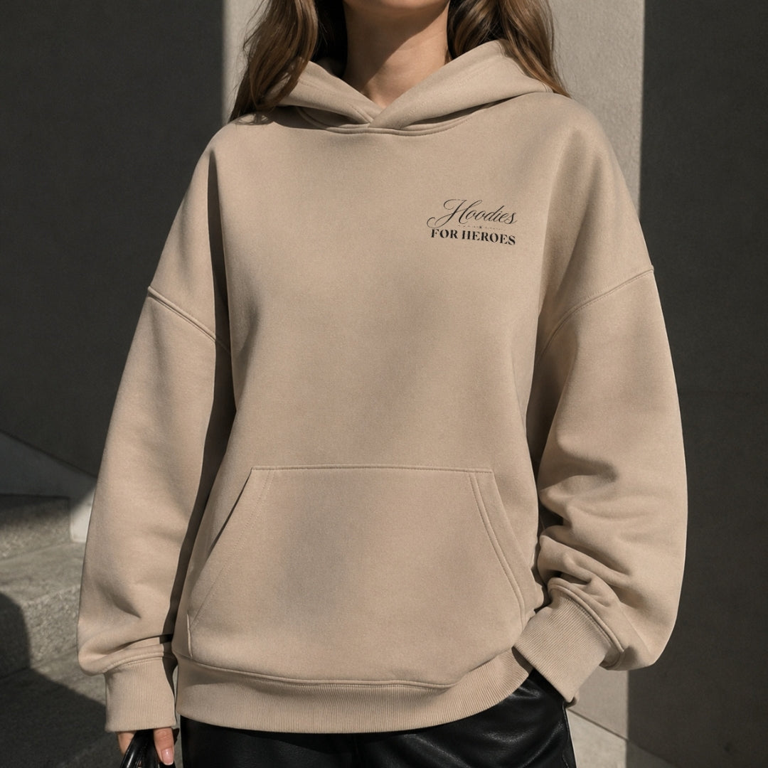 Sunrise Again Hoodie - Warm Sand Front