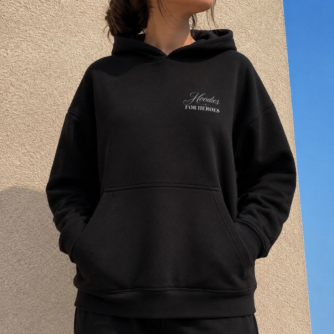 Sunrise Again Hoodie - Black Front