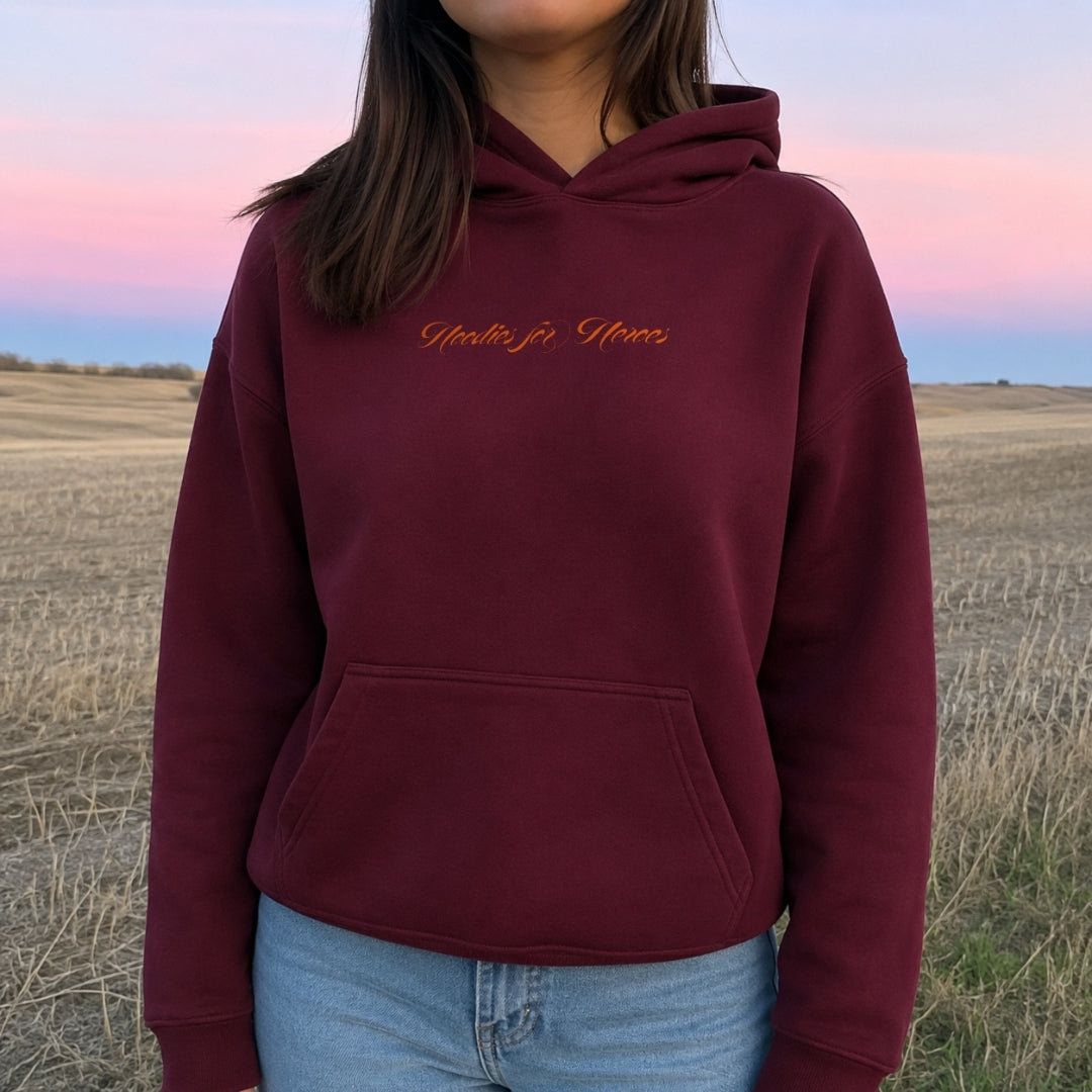 Good People Hoodie - Burgundy Front