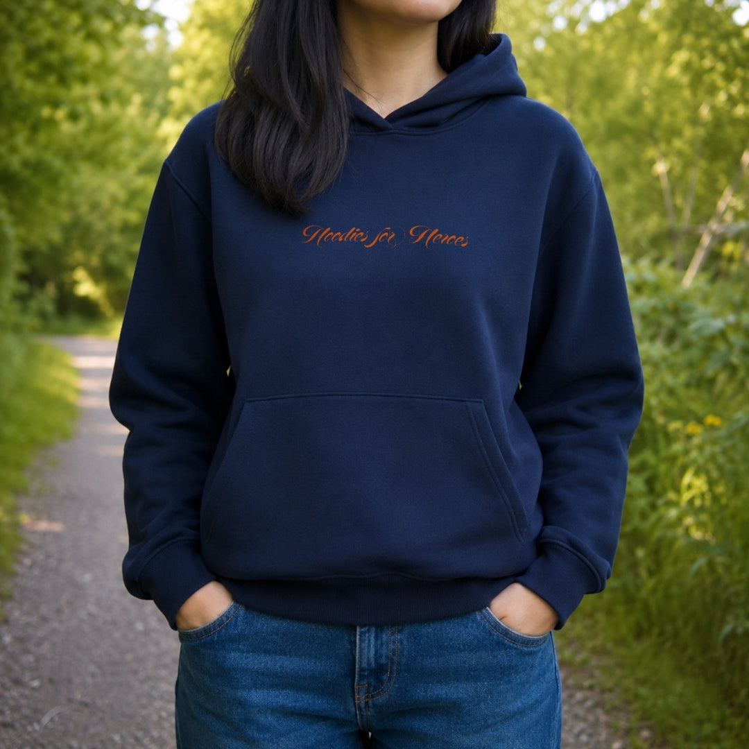 Good People Hoodie - Navy Front