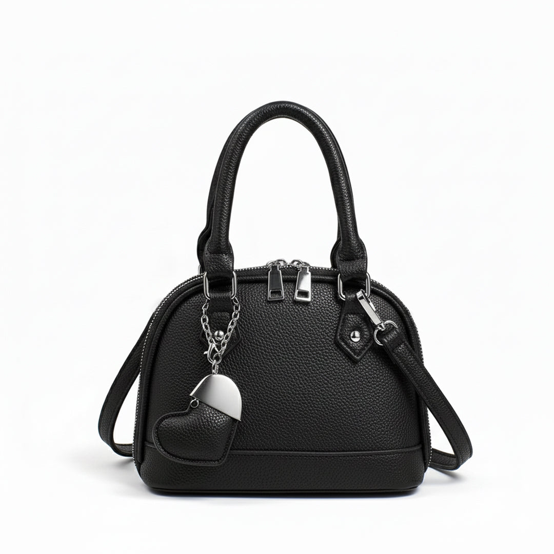 Leather Heart Crossbody