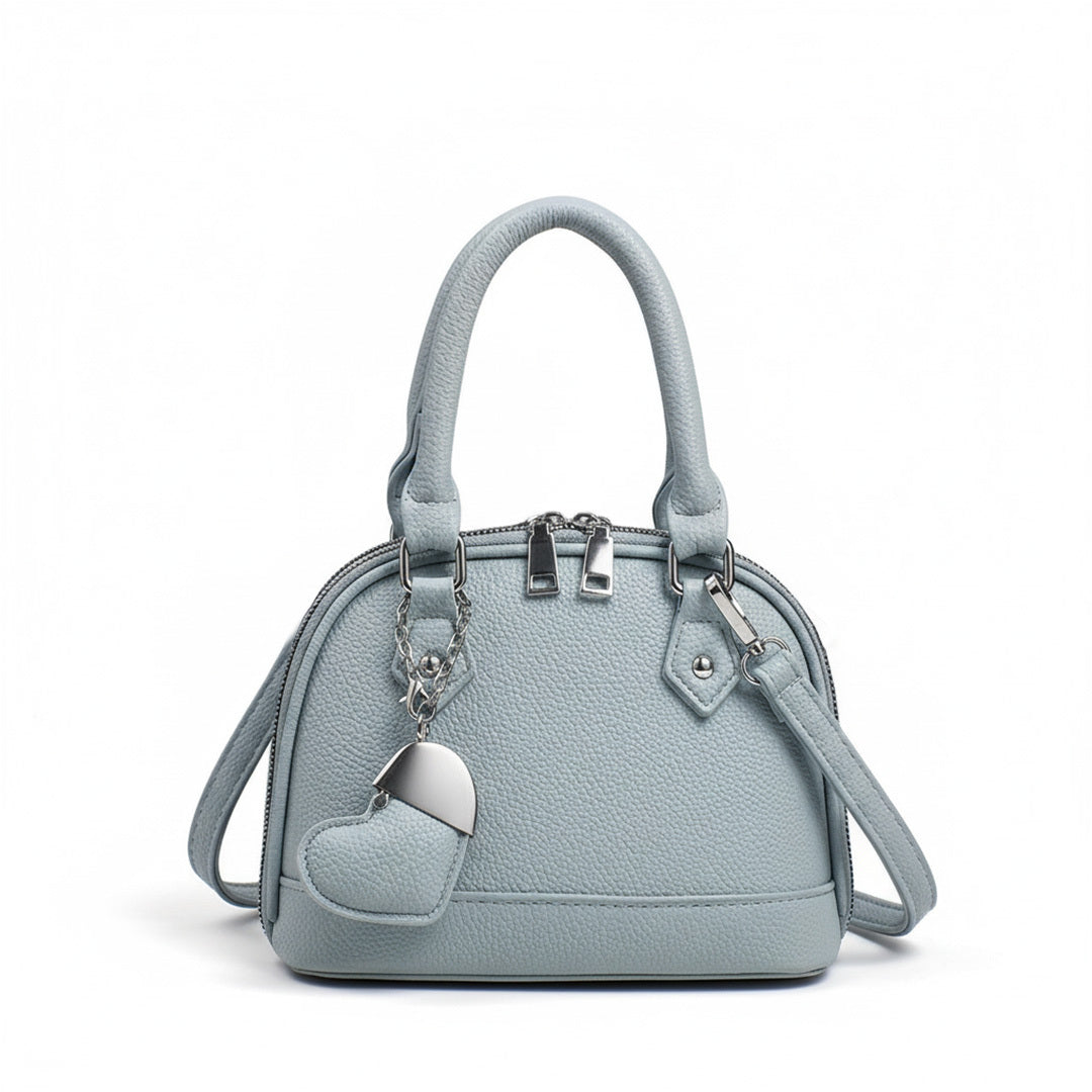 Leather Heart Crossbody