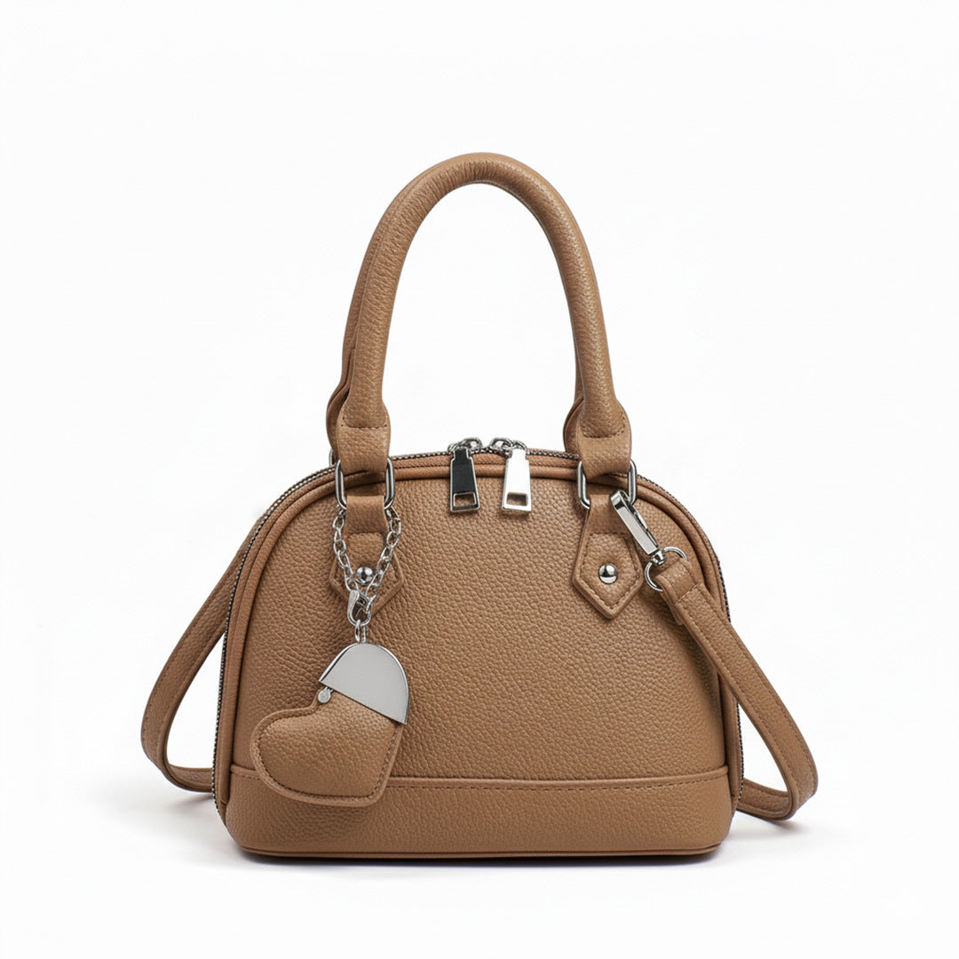 Leather Heart Crossbody