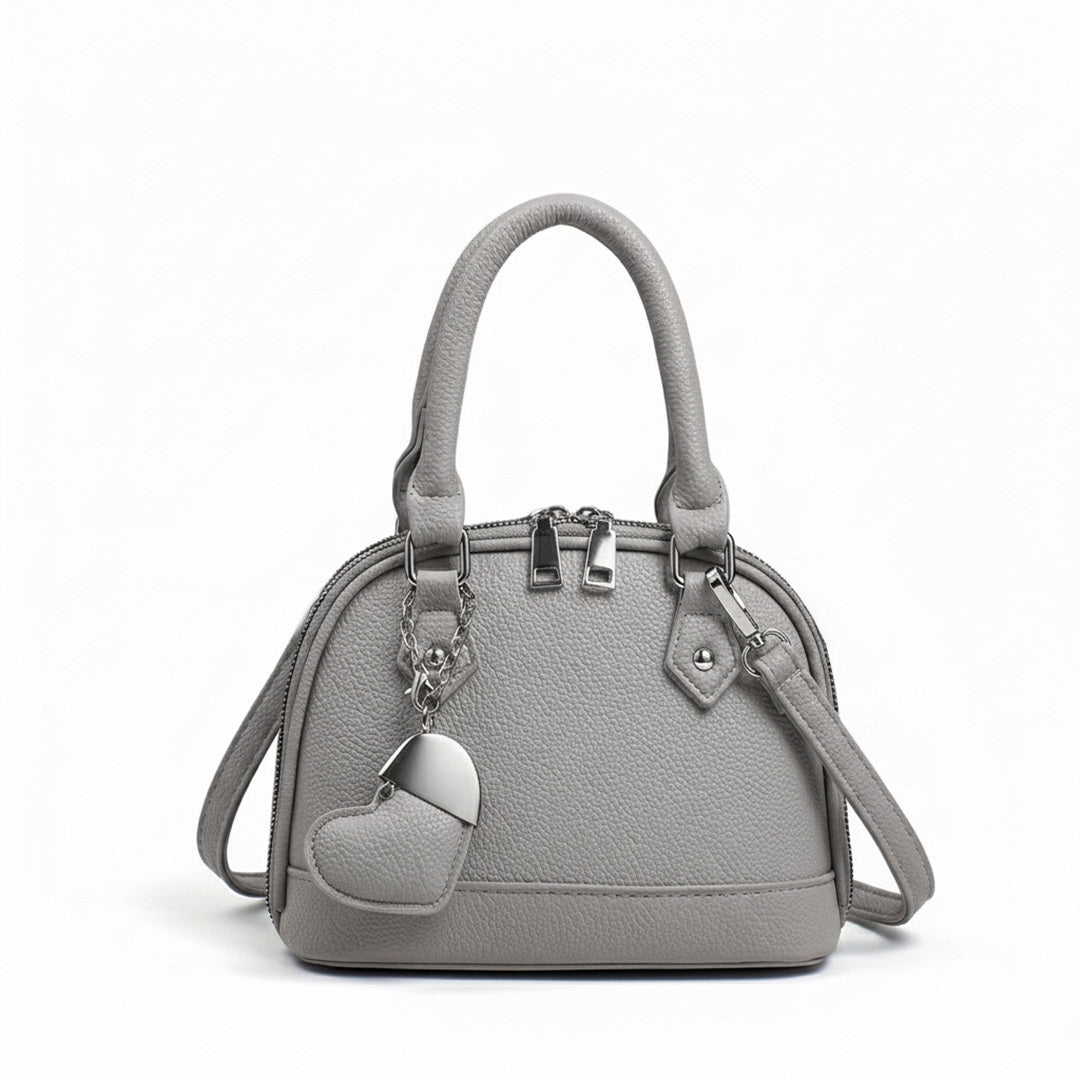 Leather Heart Crossbody