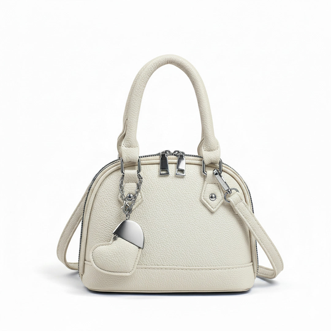 Leather Heart Crossbody