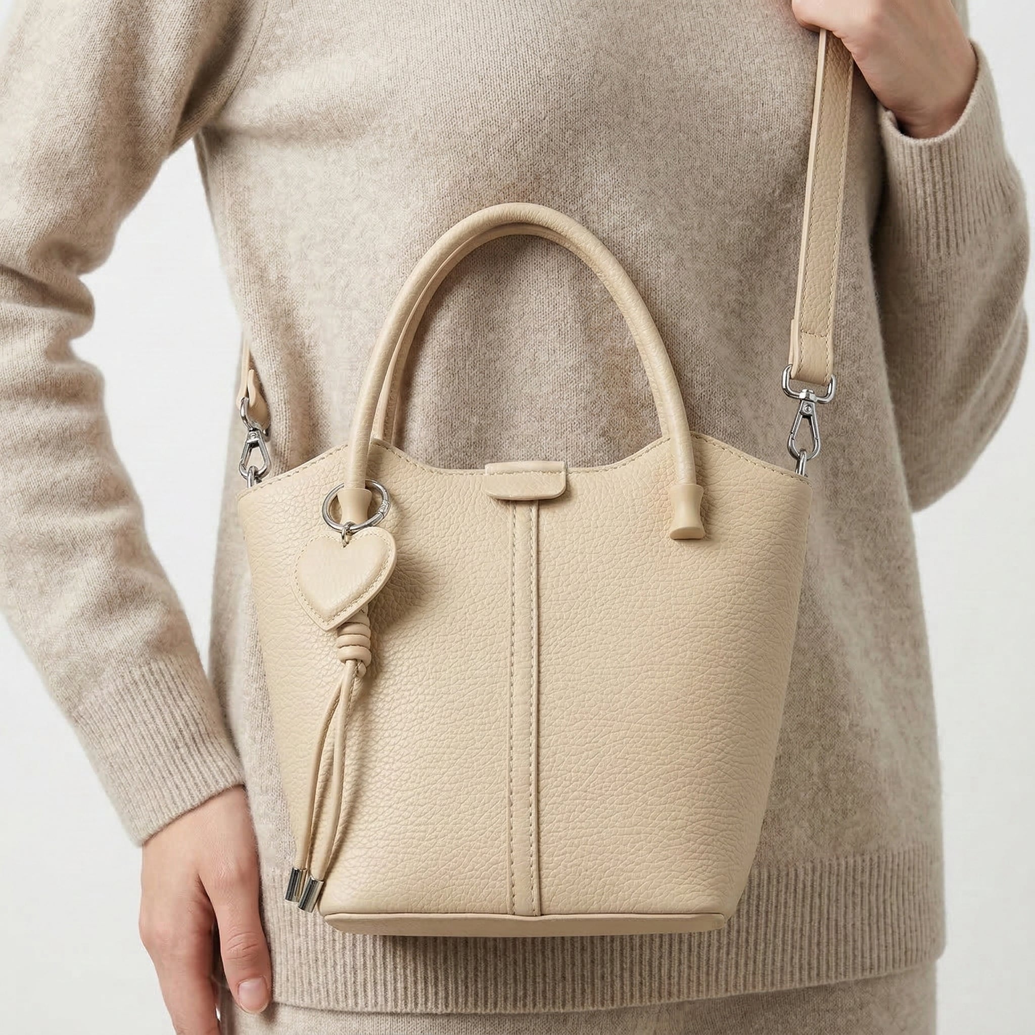 Leather Heart Bag