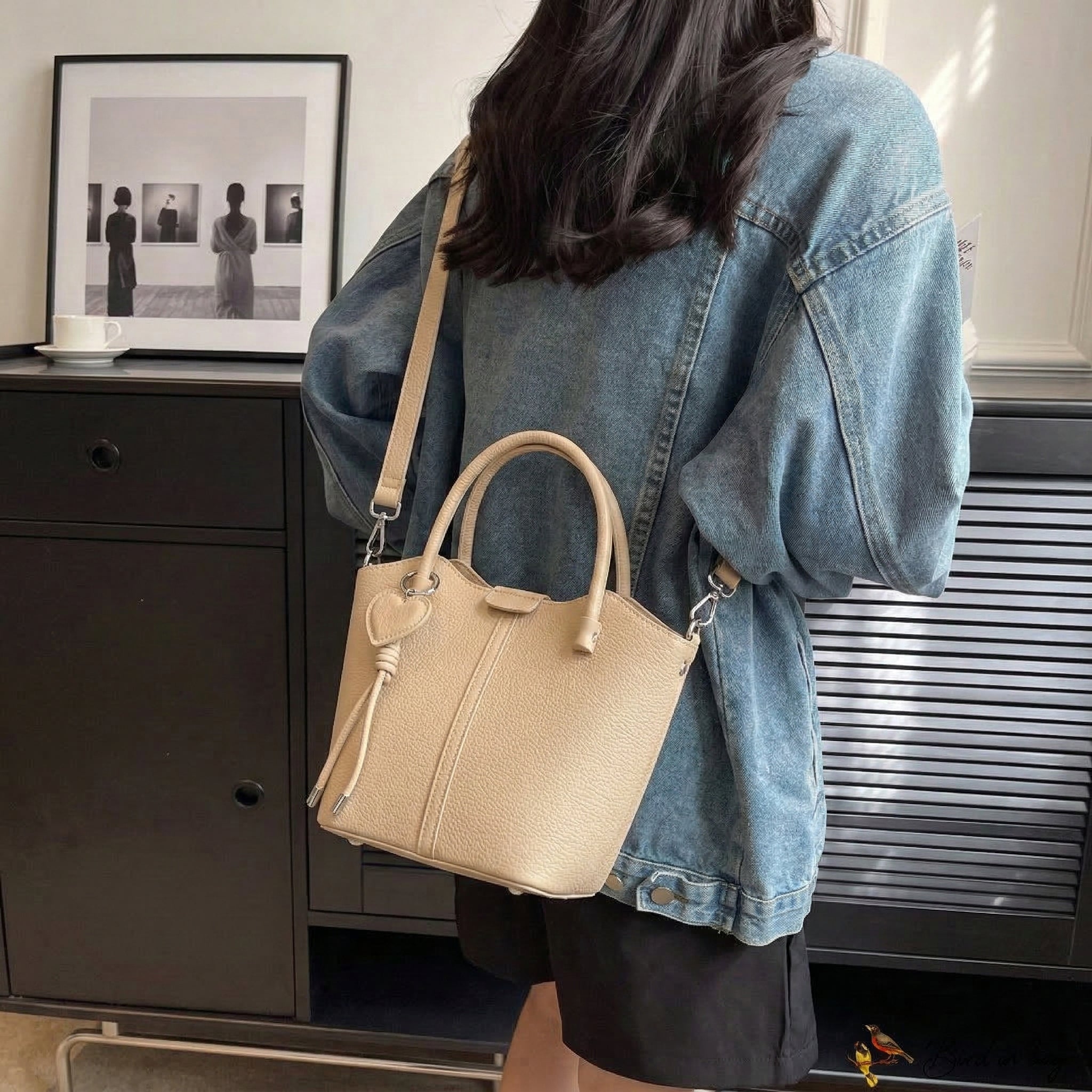 Leather Heart Bag