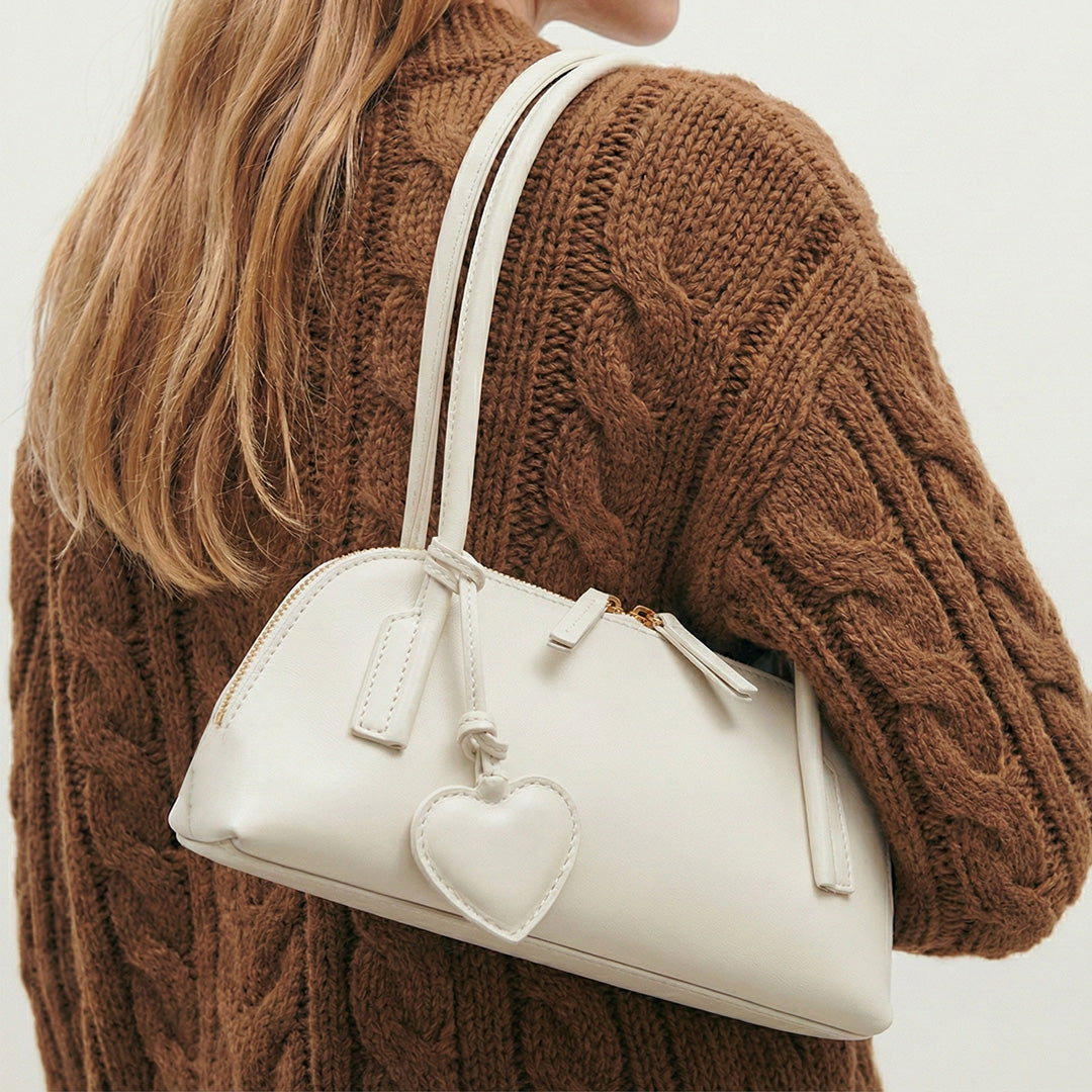 Oval Heart Shoulder Bag