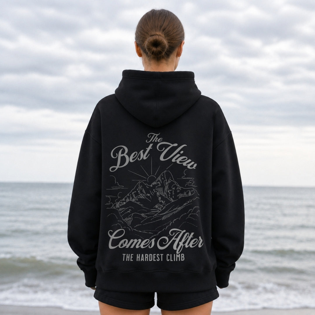 Keep Going Hoodie - Black Back