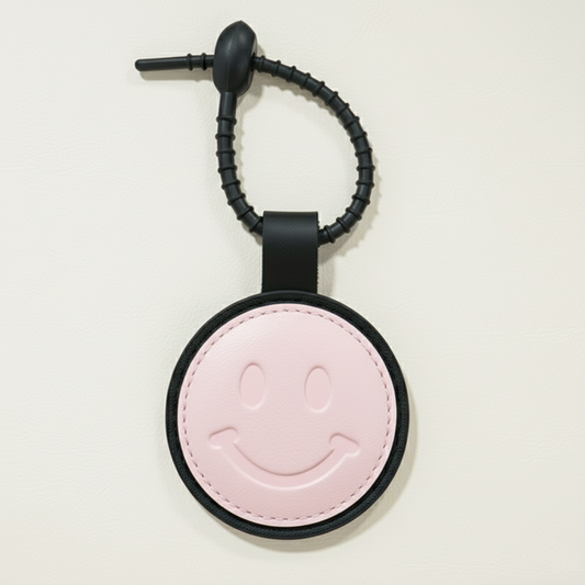 Leather Smile Keychain