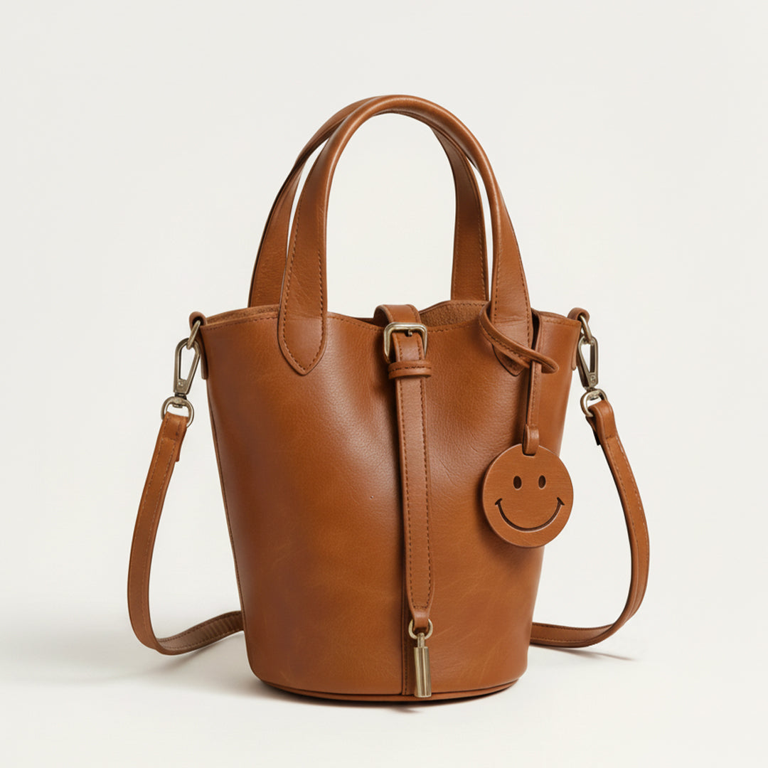 Leather Smile Bag