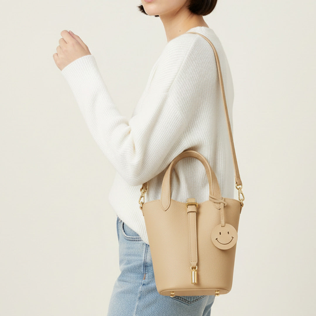 Leather Smile Bag