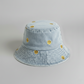 Denim Smile Bucket Hat