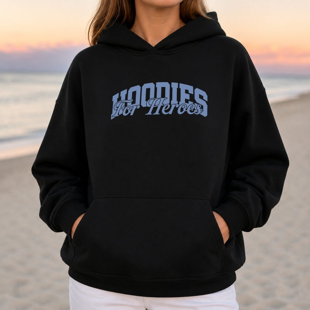 Love & Faith Hoodie - Black Front