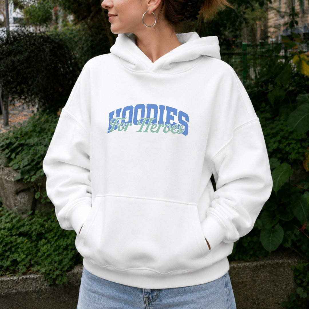 Love & Faith Hoodie - White Front