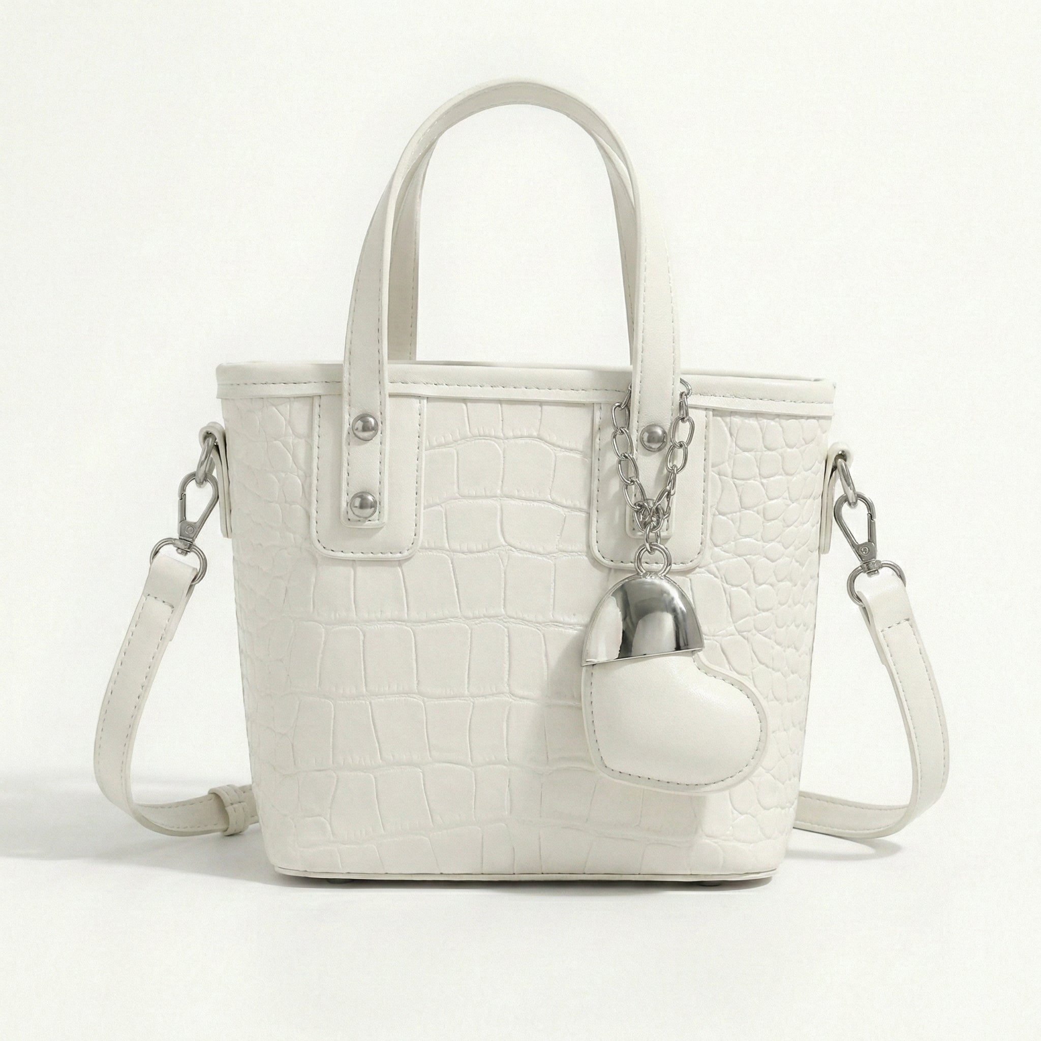 Croco Heart Bag