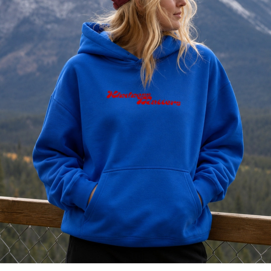 One Kind Word Hoodie - Royal Blue Front