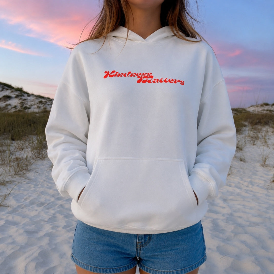 One Kind Word Hoodie - White Front