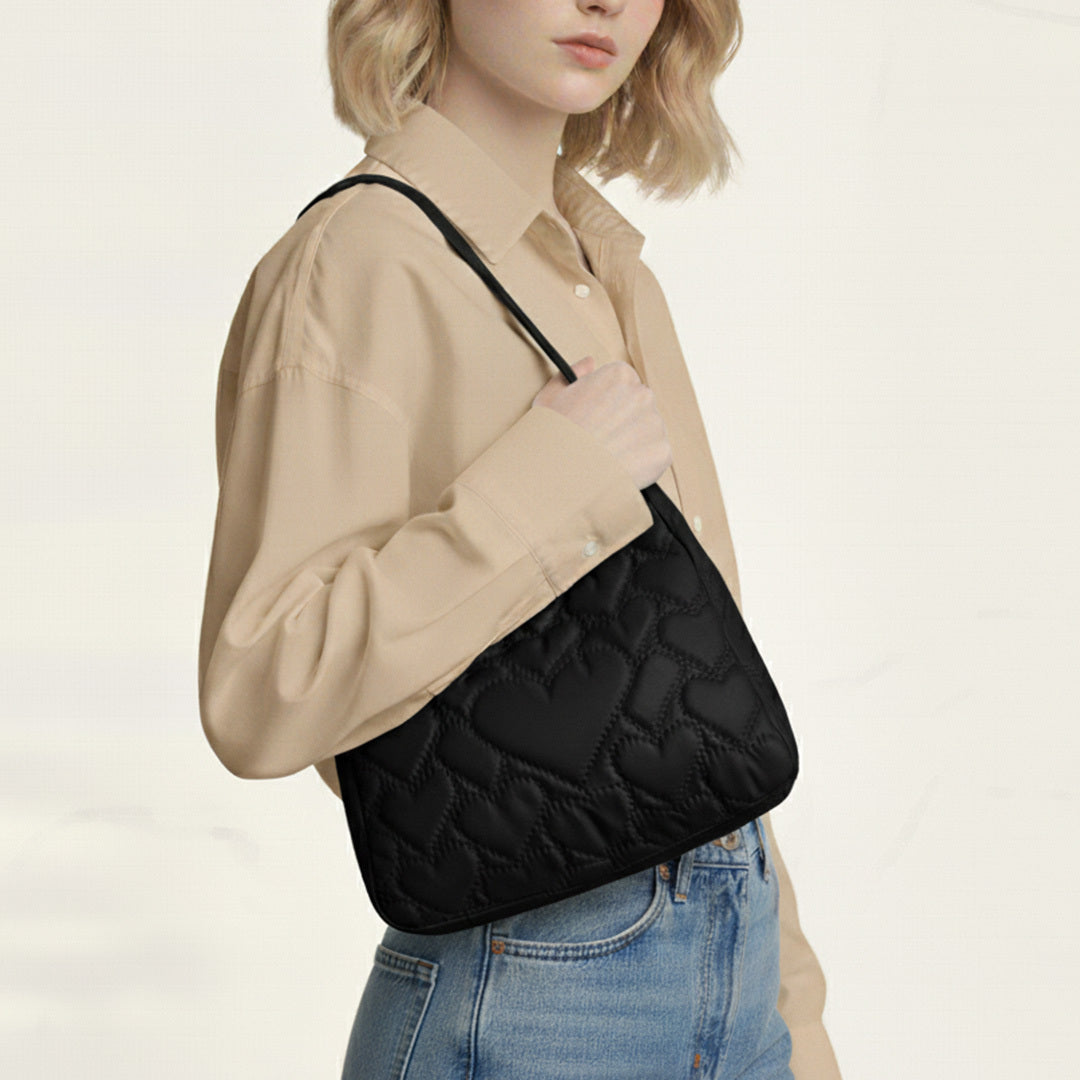 Quilted Heart Handbag