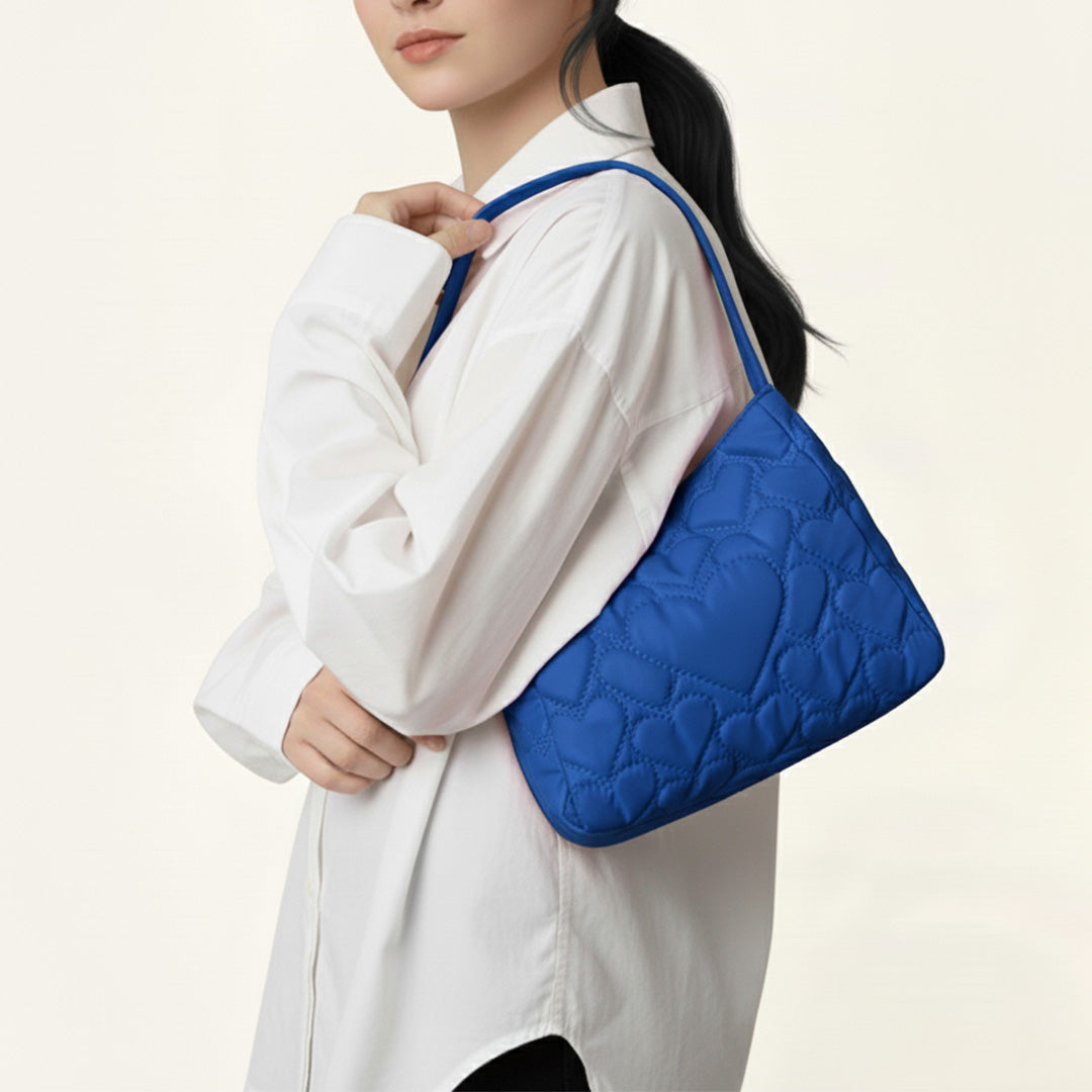 Quilted Heart Handbag