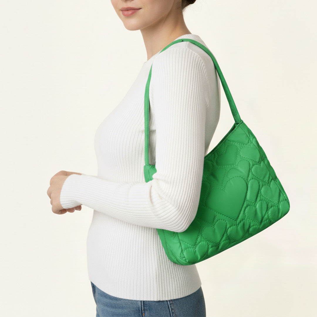 Quilted Heart Handbag