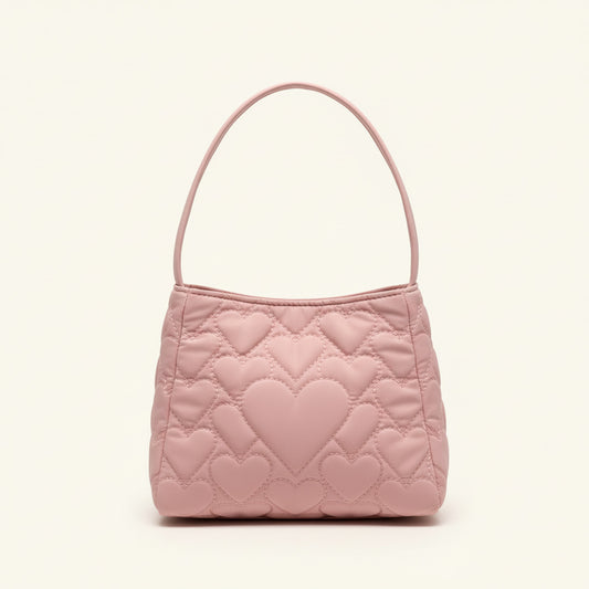 Quilted Heart Handbag