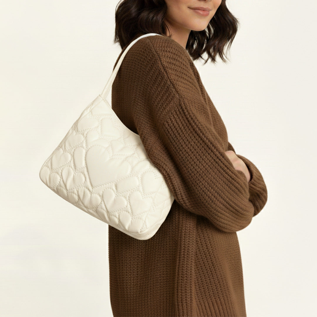 Quilted Heart Handbag