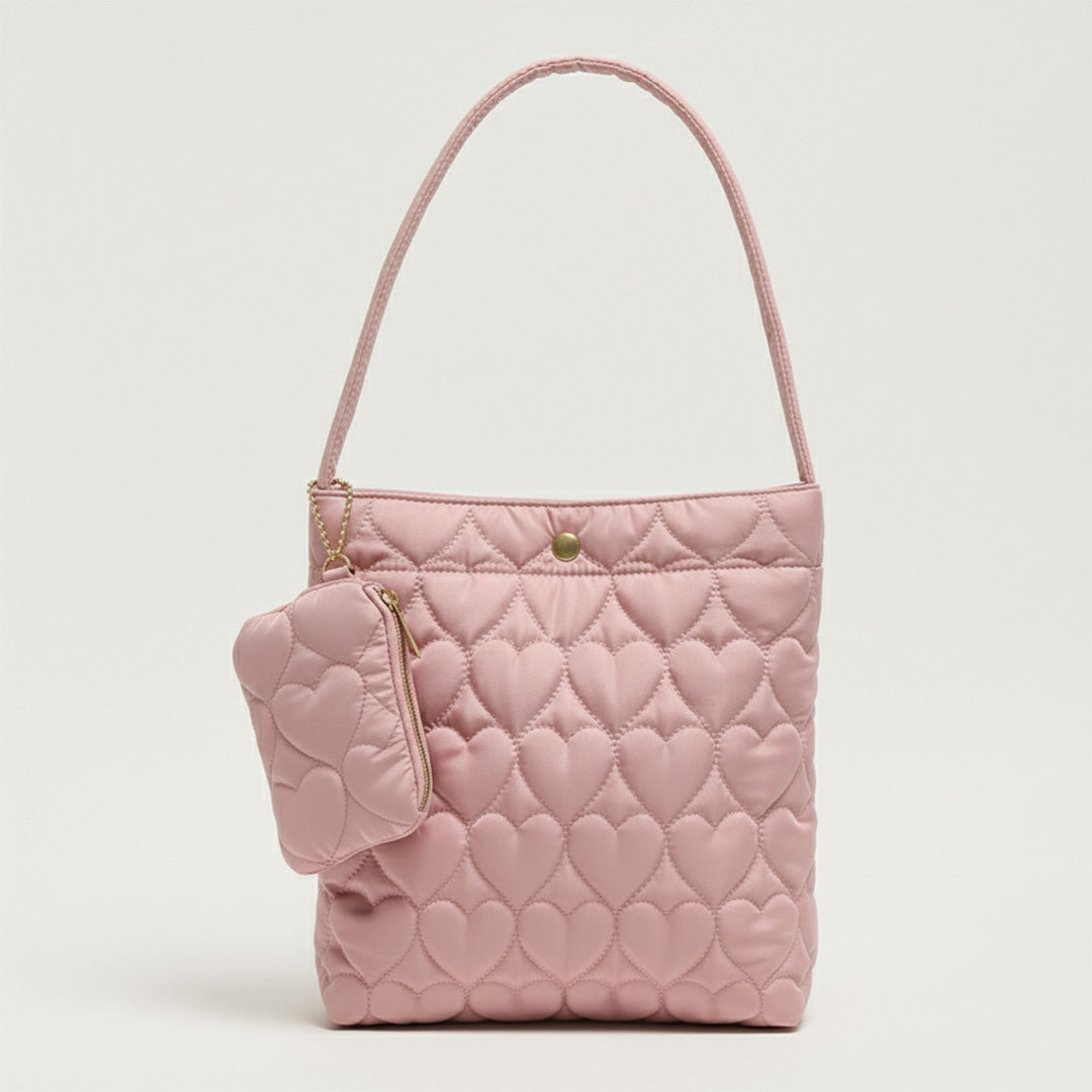 Quilted Heart Bag