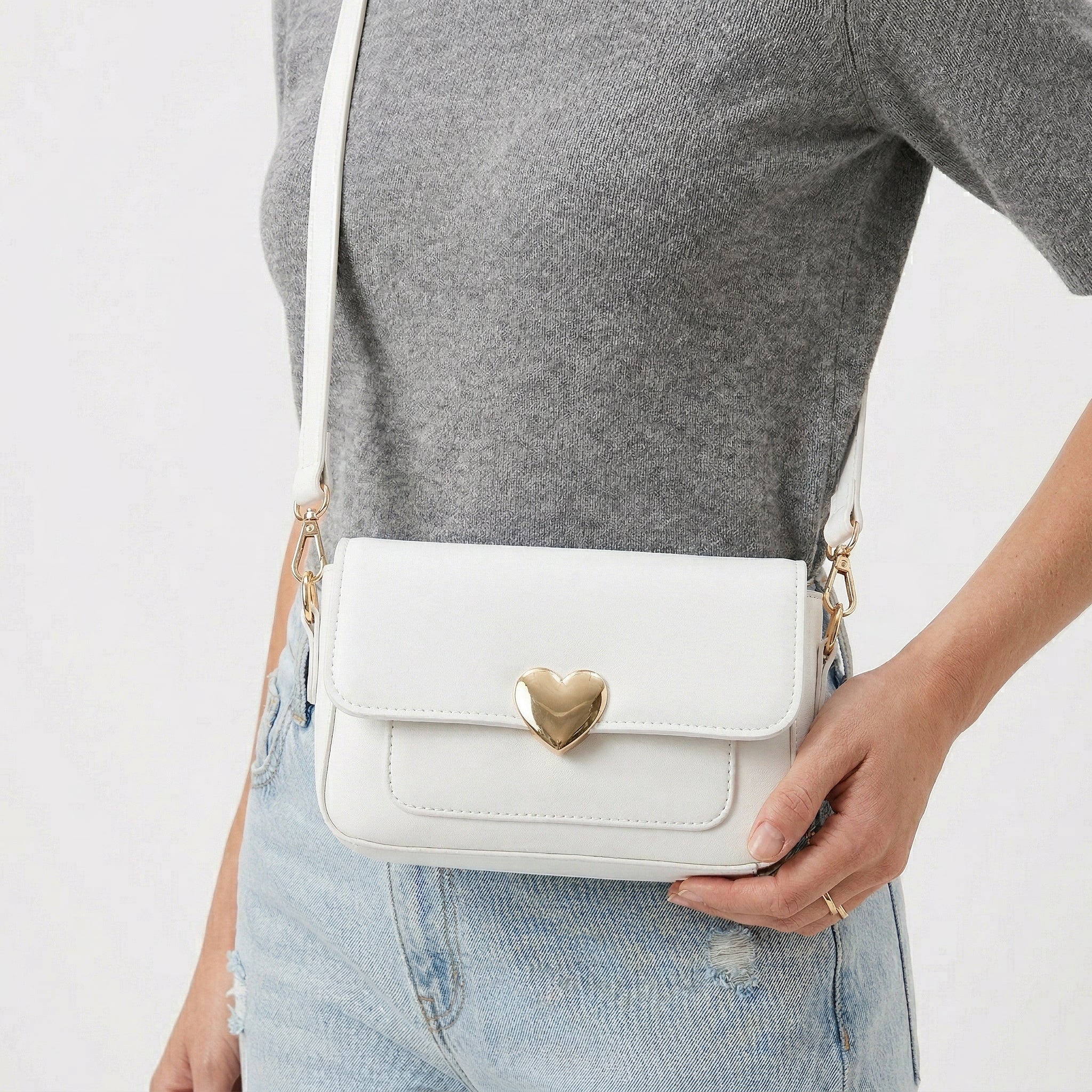 Golden Heart Crossbody